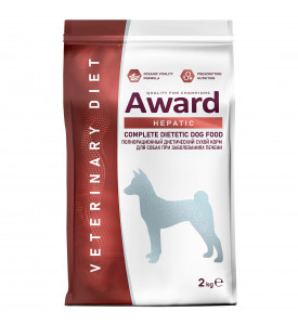 Award Veterinary Diet Hepatic, корм д/собак при заболеваниях печени